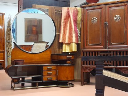Art déco Schminktisch, TEAK – Bild 7
