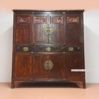 Großer, antiker Asia-Schrank 180x170cm