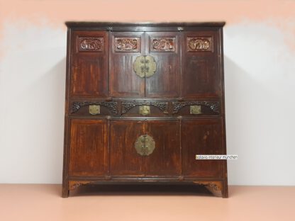 Großer, antiker Asia-Schrank 180x170cm