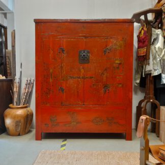 Antiker Asia Schrank 157 x 128cm