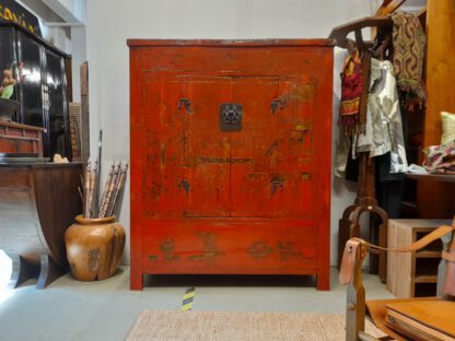 Antiker Asia Schrank 157 x 128cm