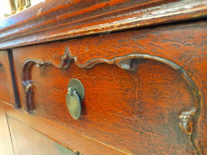 Antikes Asia Sideboard Rot-Schwarz,  red/black marriage dresser – Bild 8